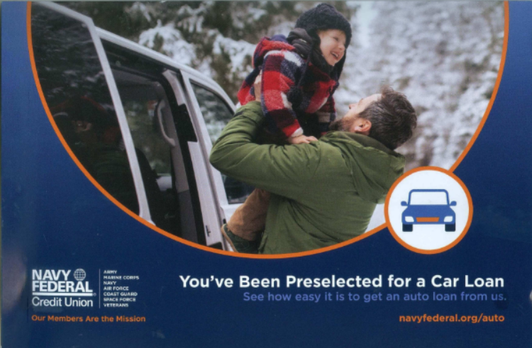 NAVY FEDERAL CREDIT UNION direct mail
