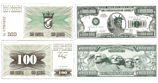 fake or foreign banknotes