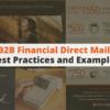 B2B Financial Direct Mail Best Practices and Examples