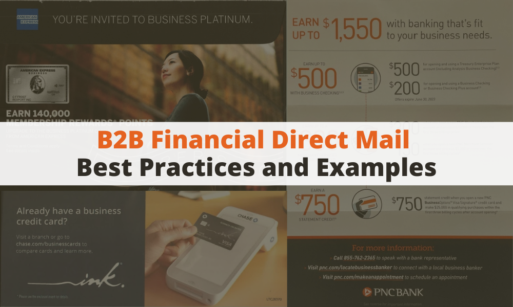 B2B Financial Direct Mail Best Practices and Examples