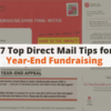 Direct Mail Tips for Year-End Fundraising