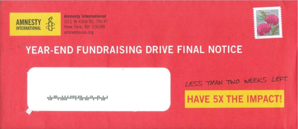fundraising direct mail