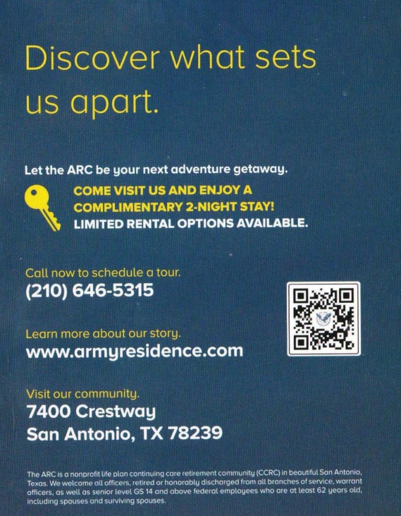 The Army Residence Community direct mail