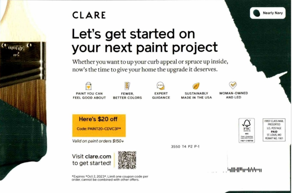 Clare direct mail
